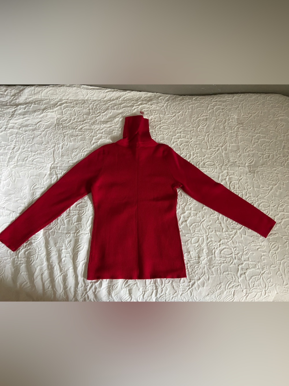 Style& Co Petite Crewneck Women's Sweater in Bright Red. New - Picture 2 of 7